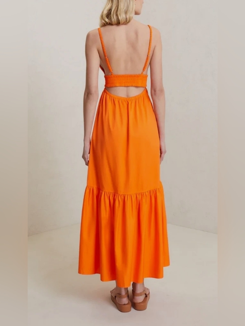 ALC Women's Rhodes Orange Dress Size 4 - Picture 2 of 13